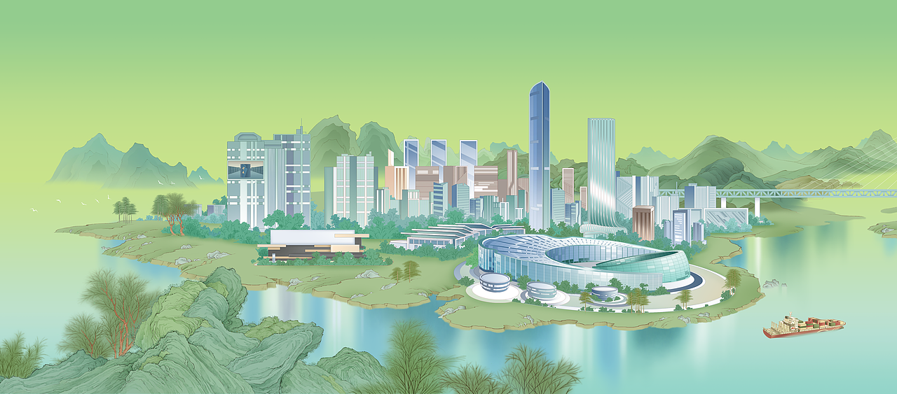 《新千里江山图·锦绣江苏》8.5米长卷