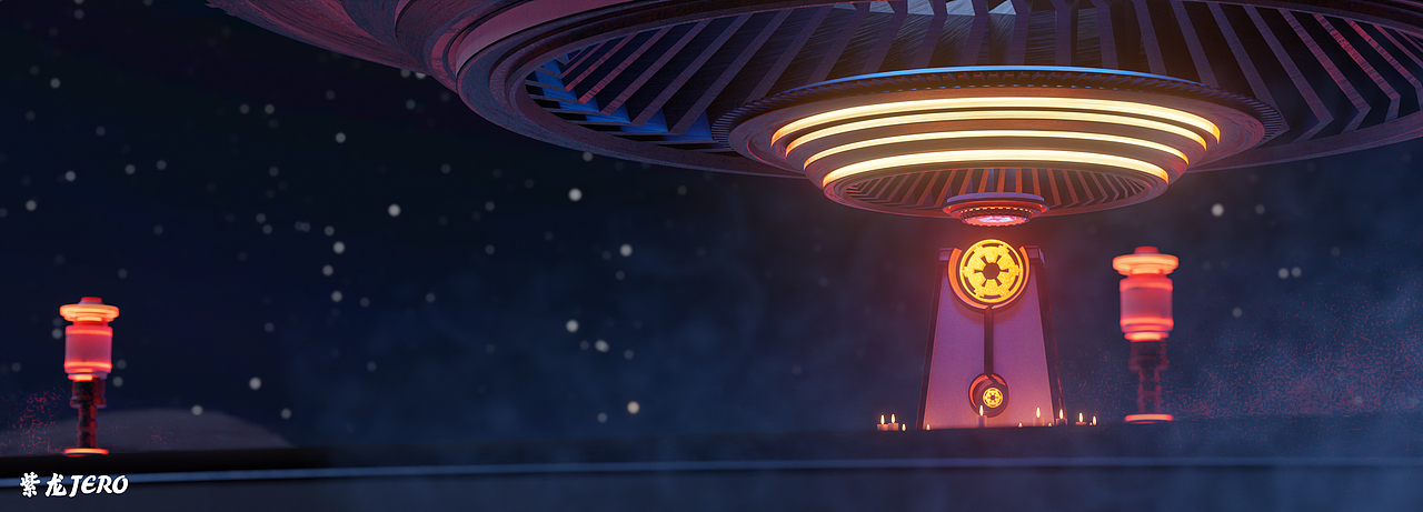 最近做的3D场景（图ZMzQwODUyMzY0） - 场景 - 站酷设计师紫龙JERO原创素材 - 站酷ZCOOL