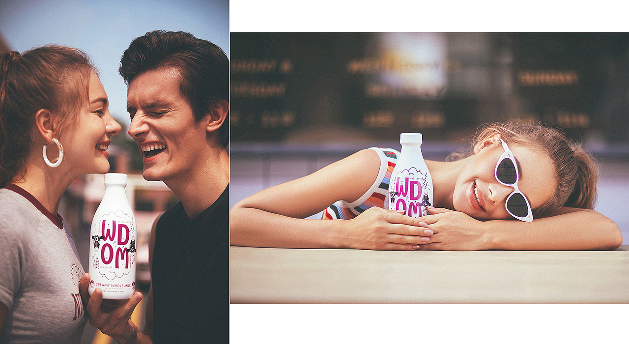 WDOM 新西兰牛奶拍摄