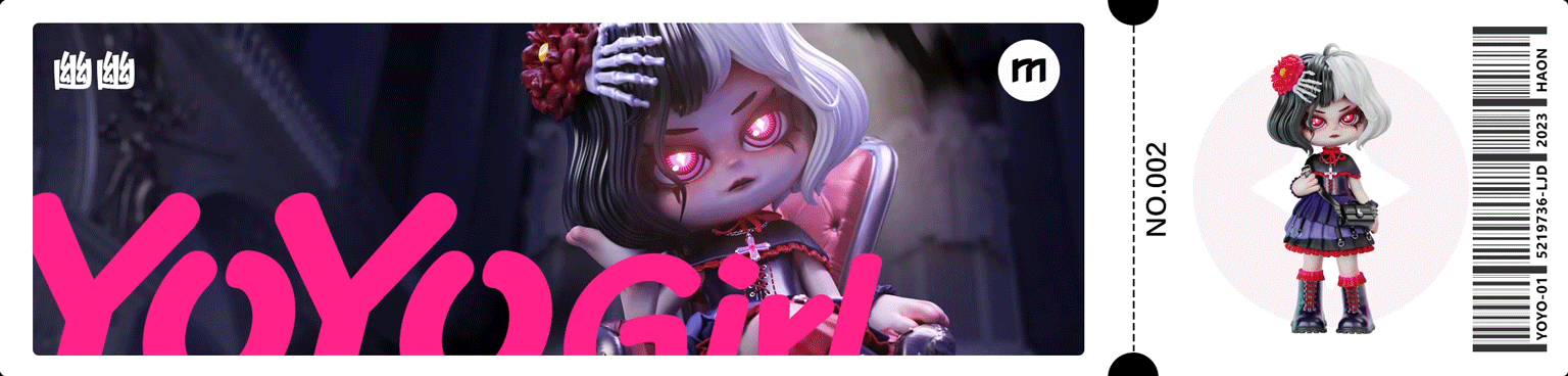 【YoYoGir】丨IP形象设计丨手办潮玩丨原创作品（图ZMzUzNTM4MDQ0） - IP形象 - 站酷设计师若木M原创素材 - 站酷ZCOOL