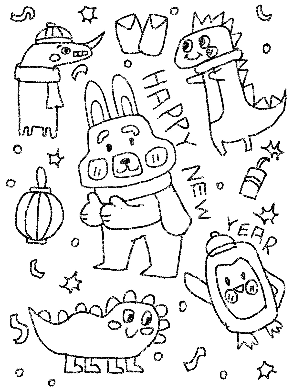 IP形象文创设计-方脸兔（图ZMzU1NjI4MTA0） - 商业插画 - 站酷设计师苗喵苗喵原创素材 - 站酷ZCOOL