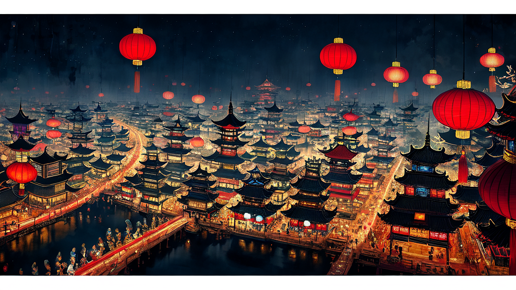 AI设计软件《如兔》内测文字生成图画。