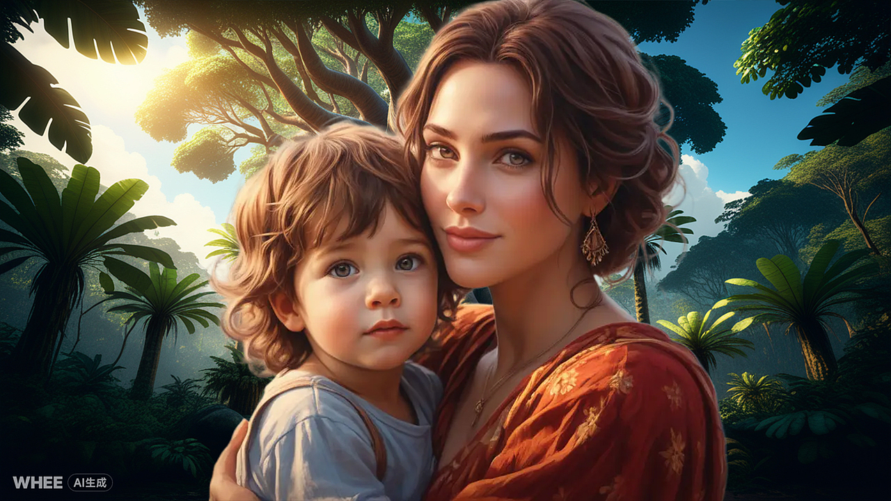 妈妈吃了面包很快就好起来了。