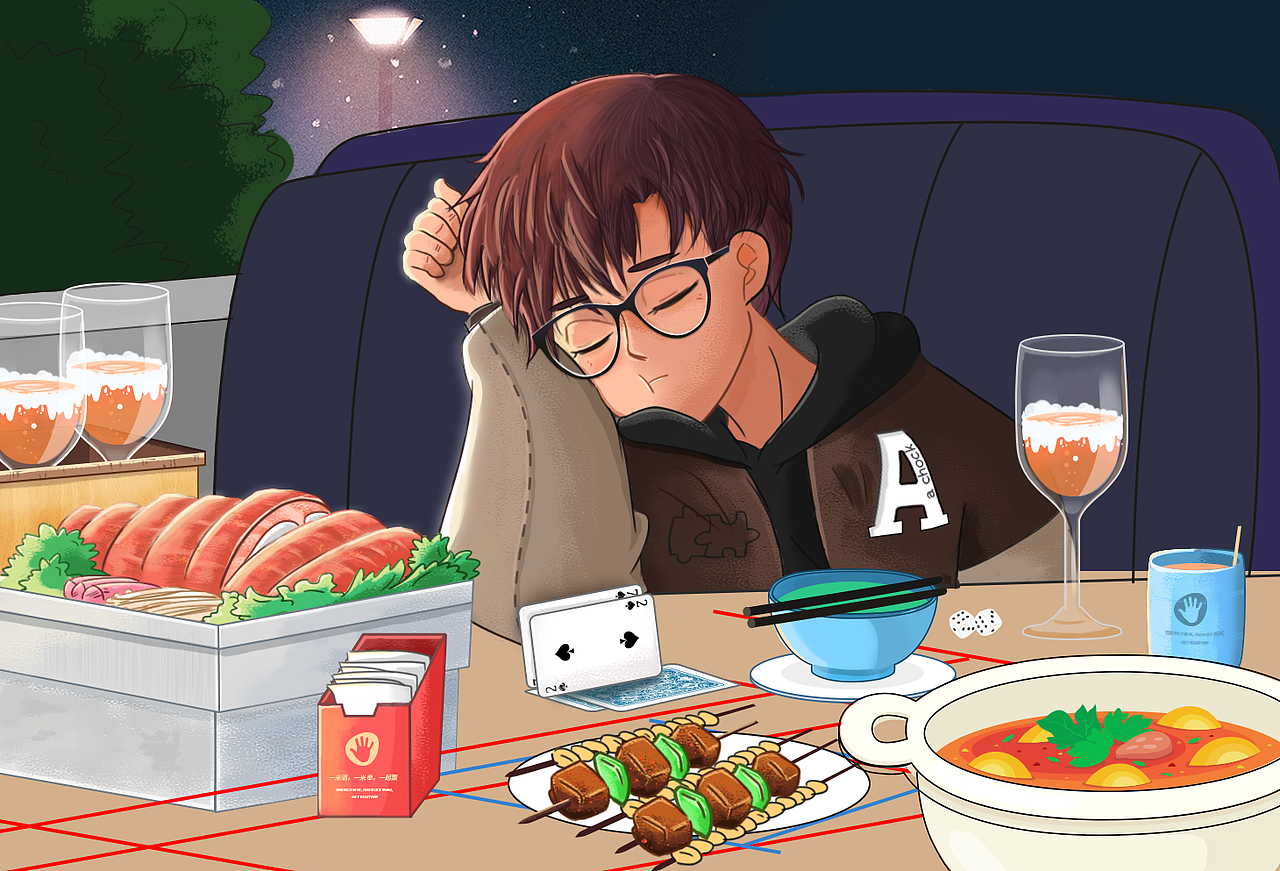 热情有限，热爱要及时。（图ZMjk5OTk3NTk2） - 商业插画 - 站酷设计师Thesky4原创素材 - 站酷ZCOOL