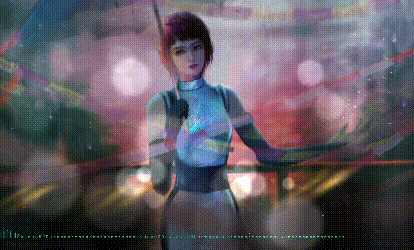 hiLiuyun 动态壁纸 obe 插画