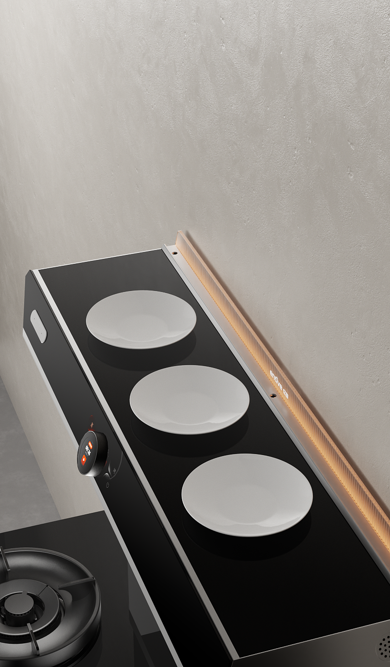 亿田集成灶渲染视觉分享