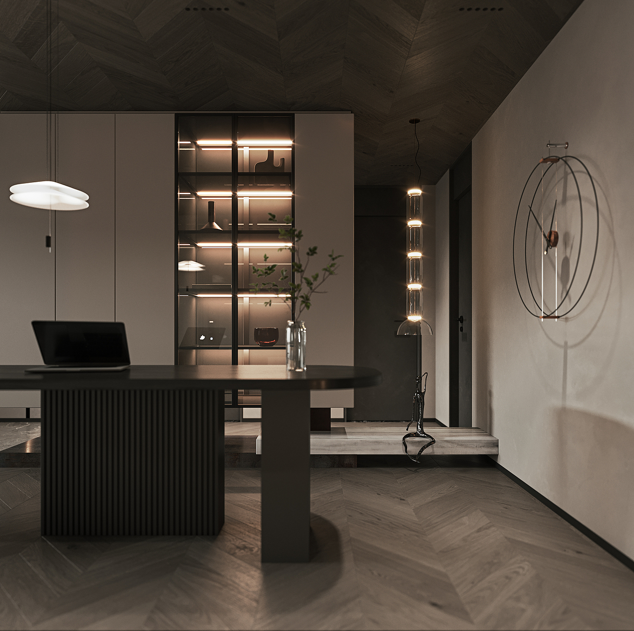 暗黑低奢设计表现