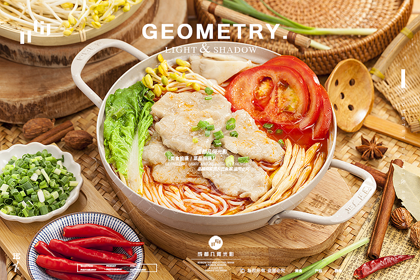 成都米线拍摄正南柒百三鲜米线小吃菜品拍摄美食摄影