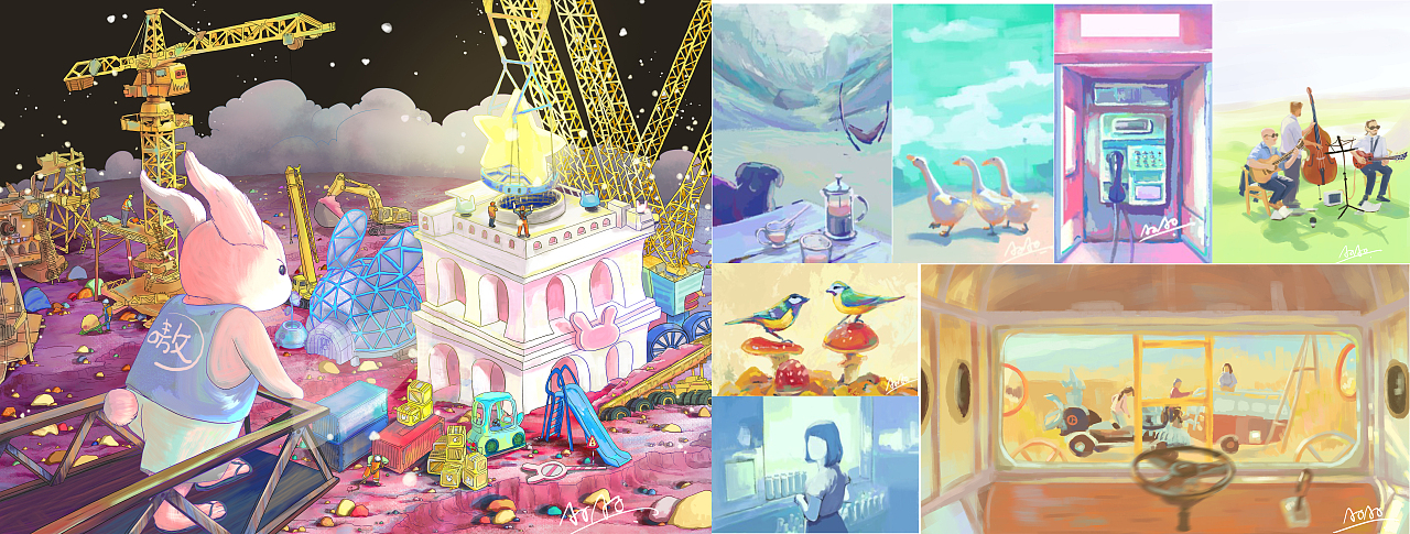 2/3月完成插画练习23张