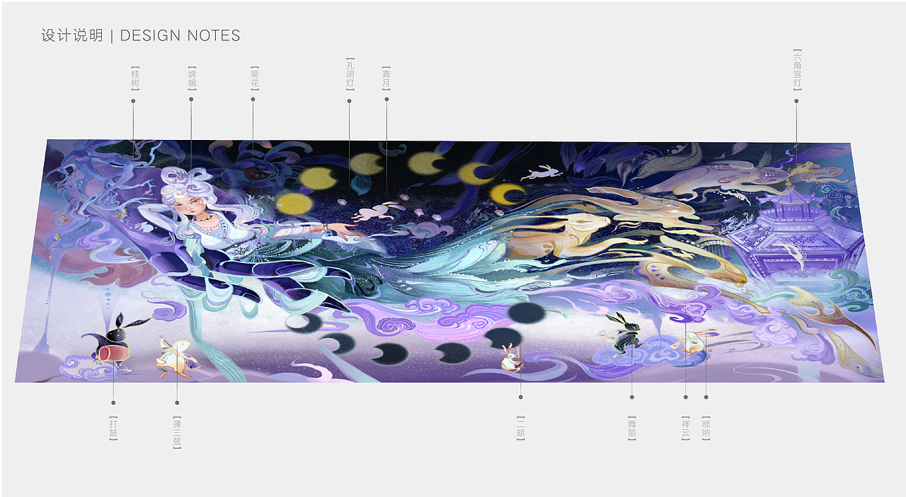 日来月往-兔年中秋（图ZMzQwMDc1NTg4） - 商业插画 - 站酷设计师懒傻妈zoro原创素材 - 站酷ZCOOL