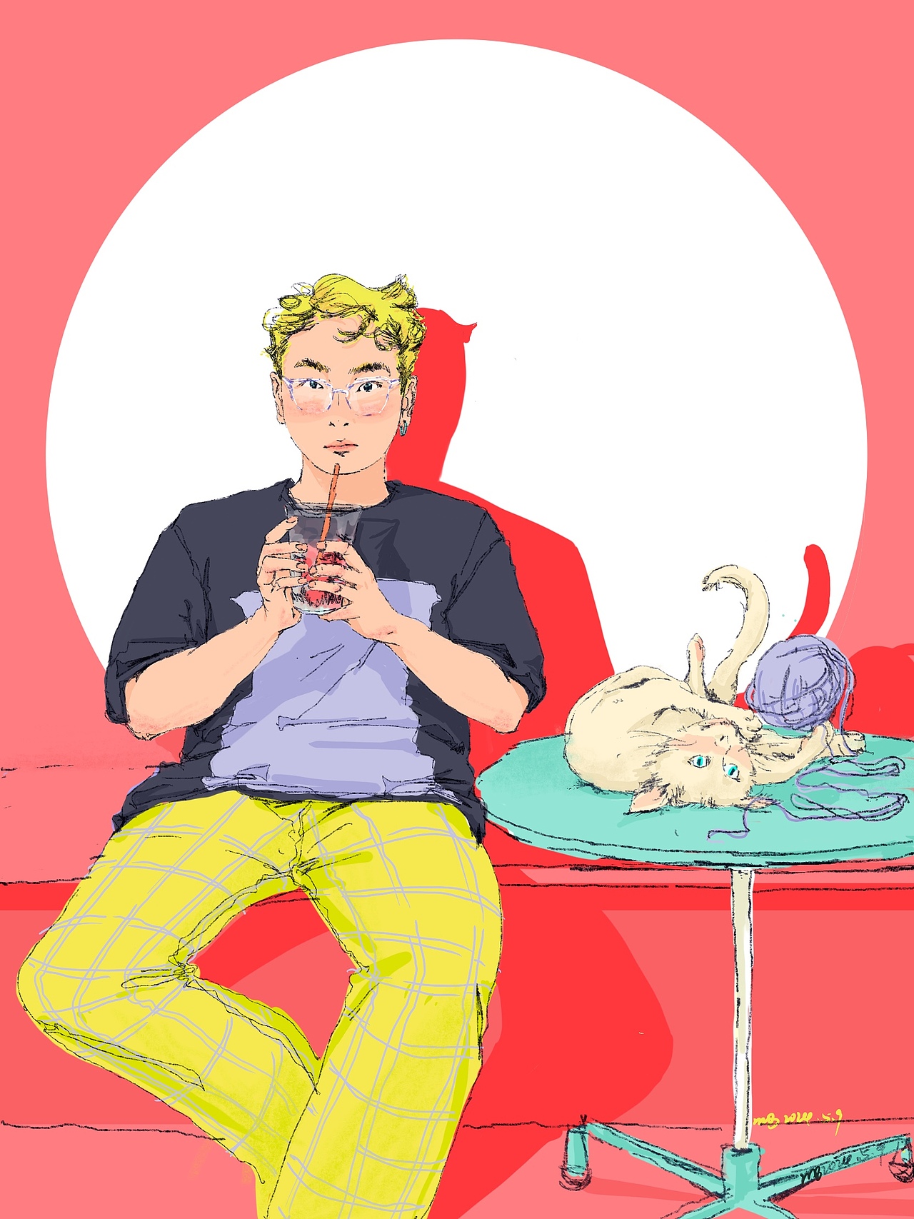 日常練習(xí)，小插畫（圖ZMzY4NDAwNzY0） - 創(chuàng)作習(xí)作 - 站酷設(shè)計師Fufu_M8原創(chuàng)素材 - 站酷ZCOOL