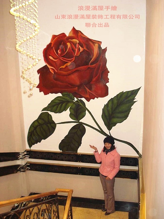 手绘墙壁画 浪漫满屋墙绘培训 学墙绘找悟禅