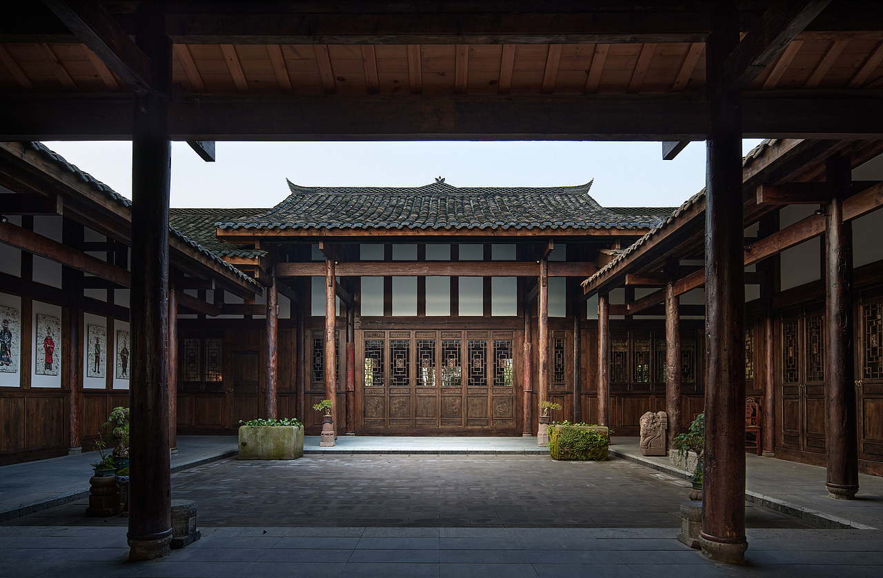 【布道作品】乡·田 | 川西林盘私董会宅院(图ZMzY5ODI1Mzg4) - 建筑设计 - 站酷设计师布道设计原创素材 - 站酷ZCOOL