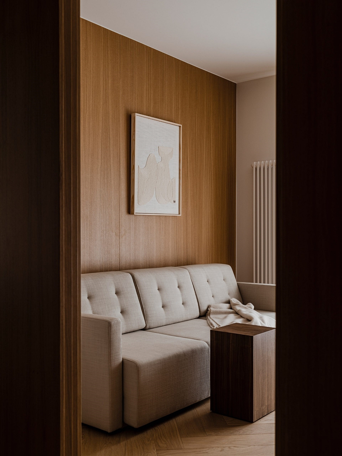 温暖色调舒适宁静的家庭