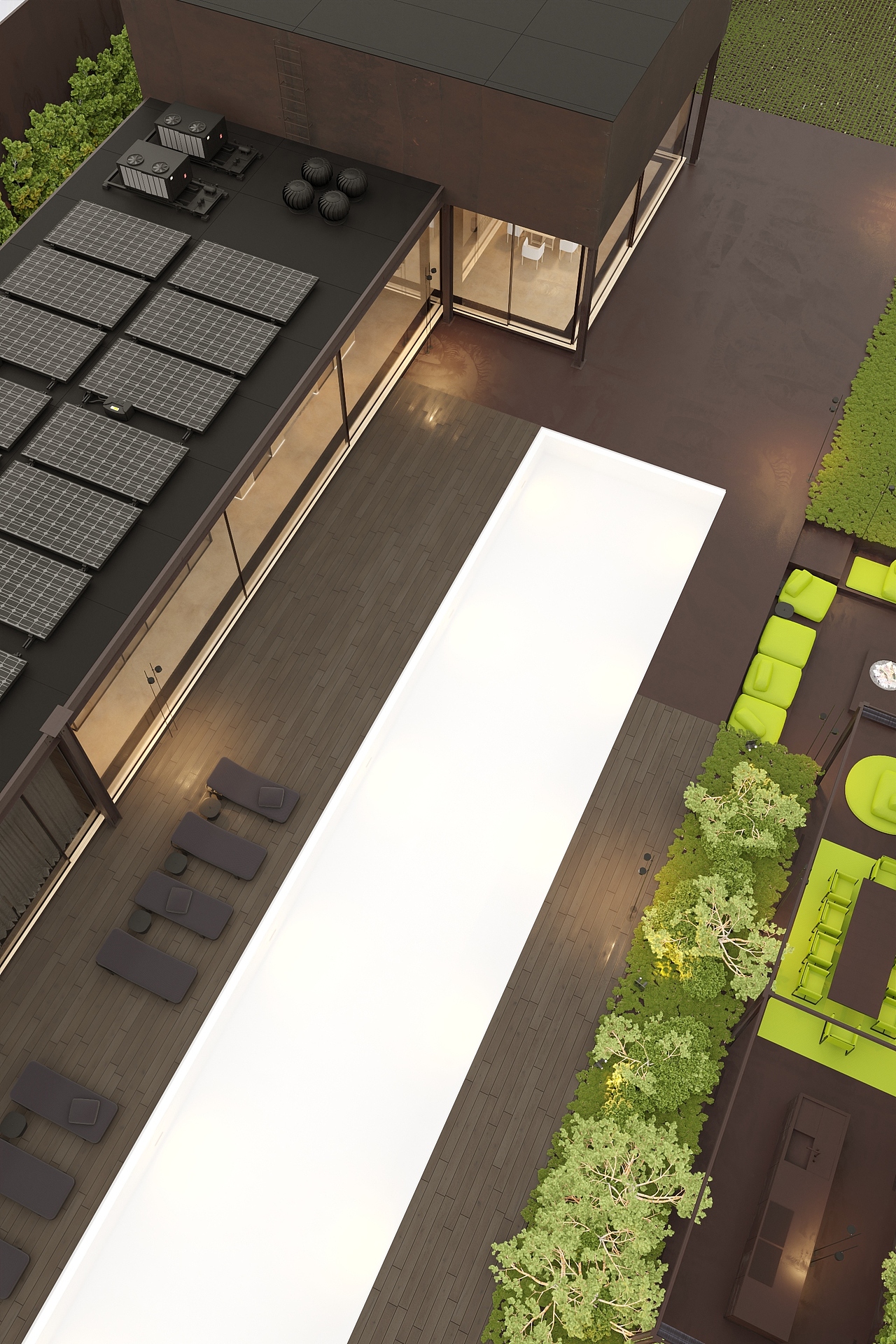 極簡別墅的整體方案