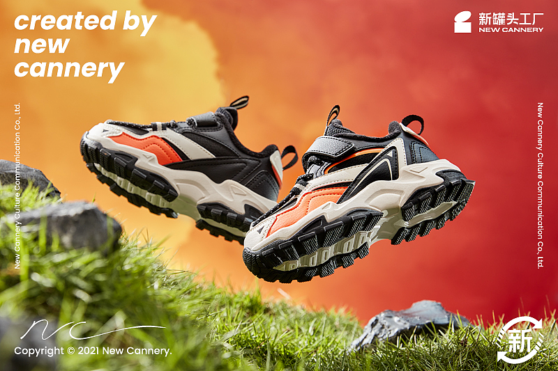 创意视觉『 森马｜山野系列童鞋 』✖ 新罐头（图ZMzAxMTk3MjQw） - 产品摄影 - 站酷设计师新罐头视觉策略原创素材 - 站酷ZCOOL