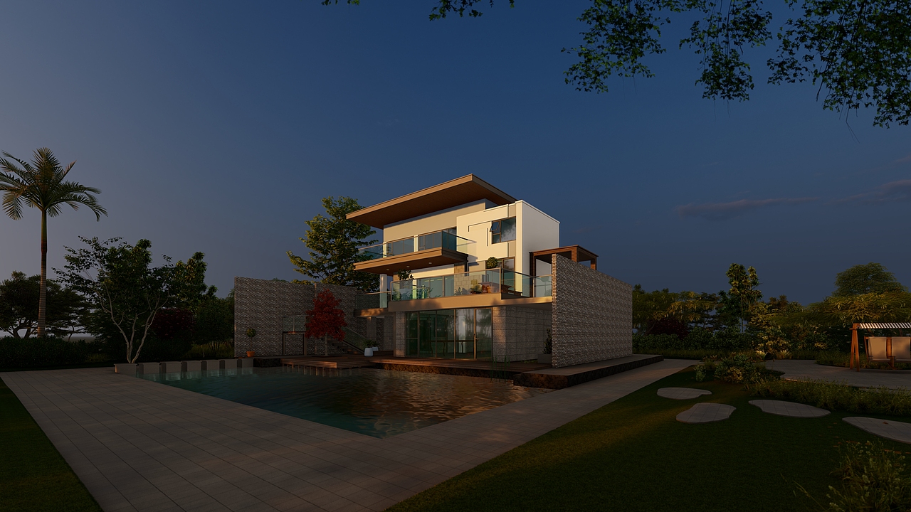 心心念念的小别墅（图ZMzQ4MjQ5OTI4） - 建筑/空间 - 站酷设计师小王子的羊原创素材 - 站酷ZCOOL