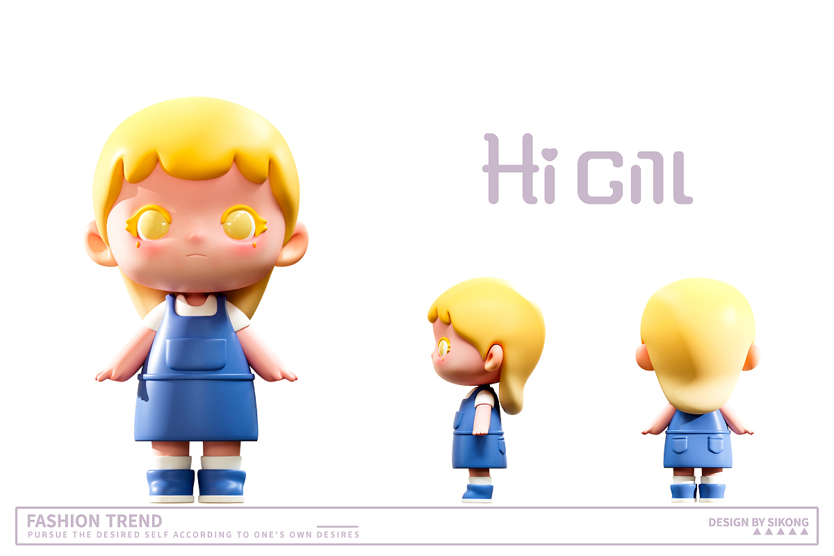 Hi·Girl（图ZMzU5ODAyNTUy） - 人物/生物 - 站酷设计师司空SK原创素材 - 站酷ZCOOL