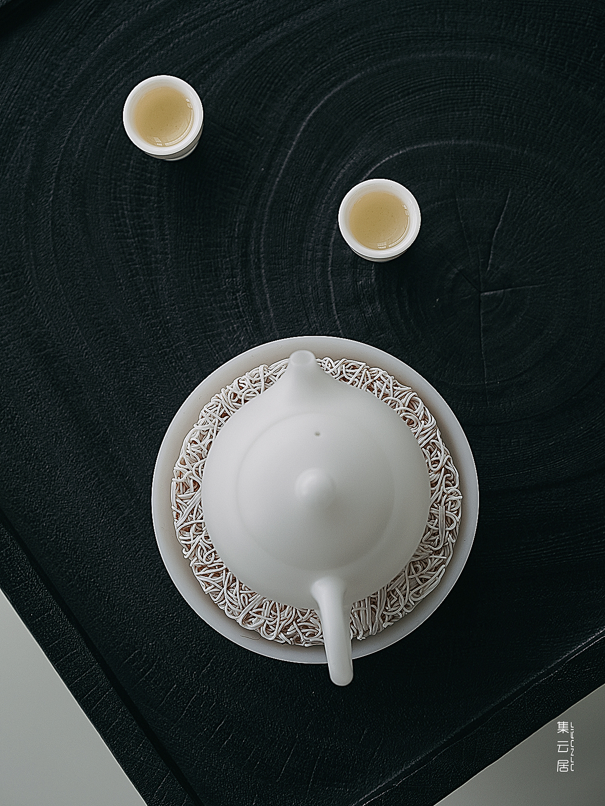 德化白·冰种玉瓷·龙蛋壶·禅定杯