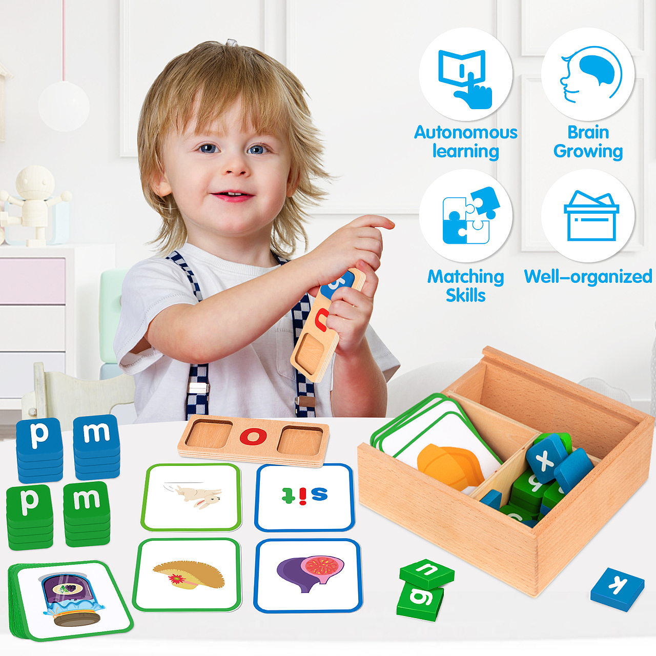 单词教具卡片图片制作