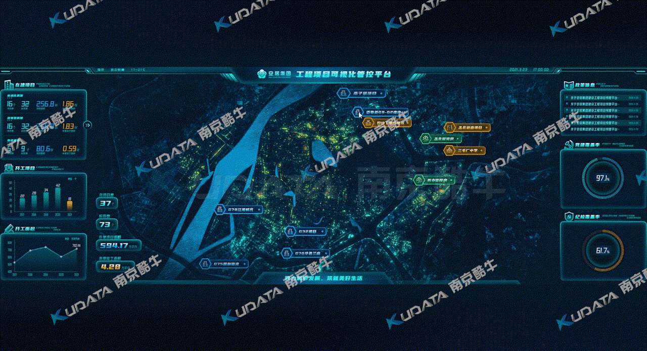 工程项目可视化管控平台（图ZMjk3MzA3NDg0） - 建筑/空间 - 站酷设计师KUDATA数据酷原创素材 - 站酷ZCOOL