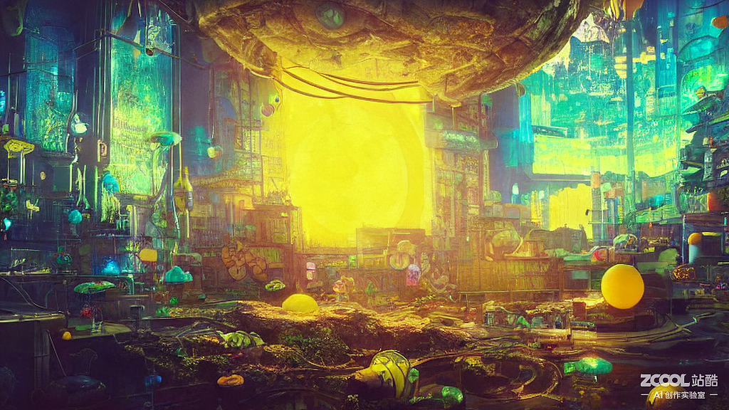 #AI创作实验室#【海绵宝宝的新世界(柠檬X海绵)】