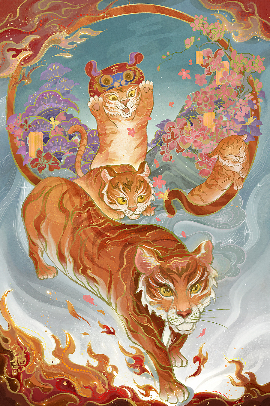 2022插画合集（图ZMzI3ODIwMzky） - 商业插画 - 站酷设计师猫吖77原创素材 - 站酷ZCOOL