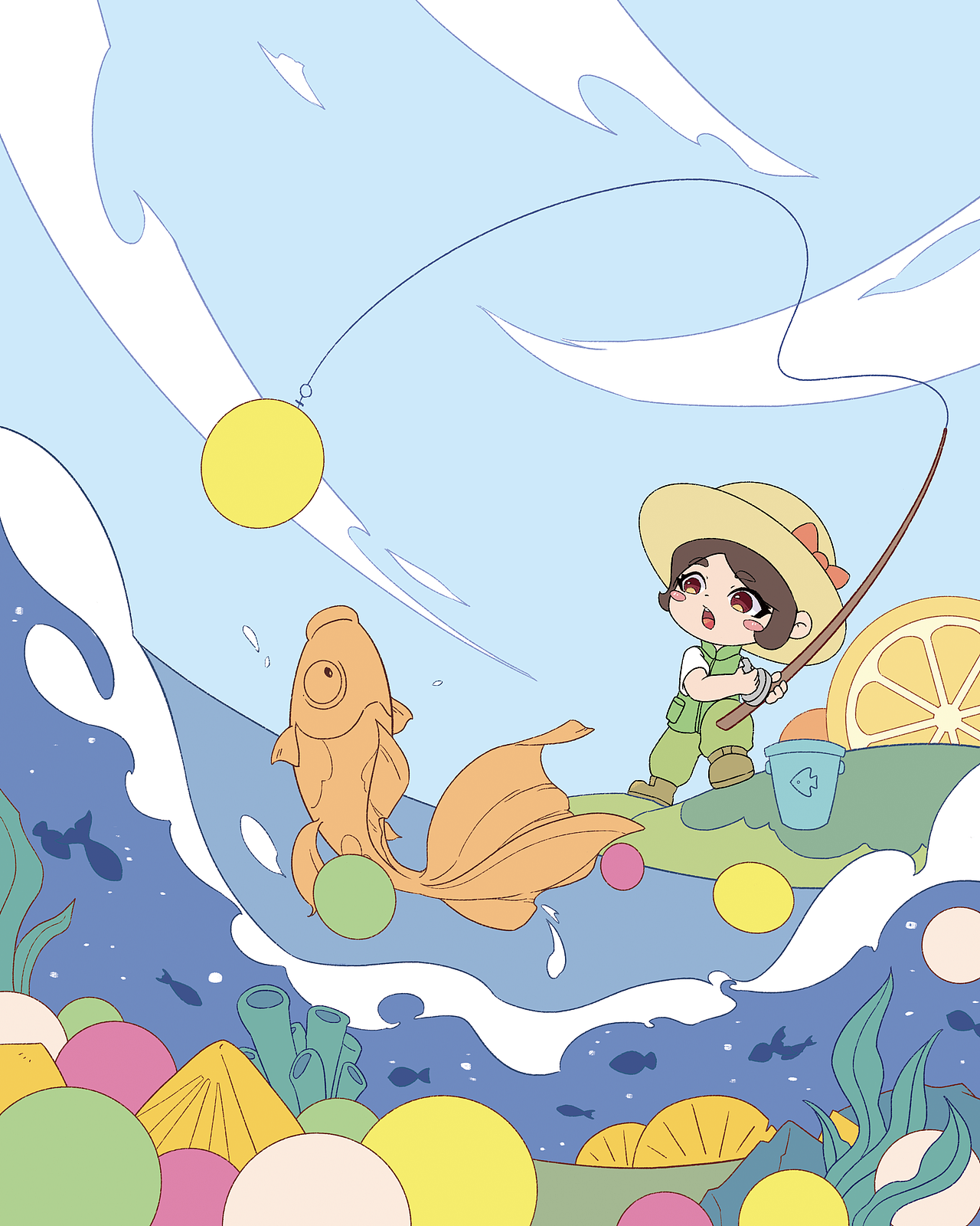 芋圆包装插图（图ZMzI1OTA3NjIw） - 商业插画 - 站酷设计师六钥rokuyo原创素材 - 站酷ZCOOL