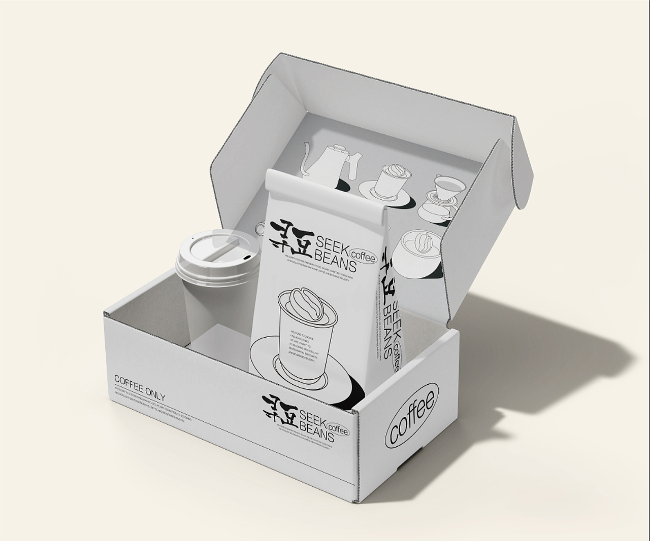 咖啡包装设计2.0(线条宇宙)