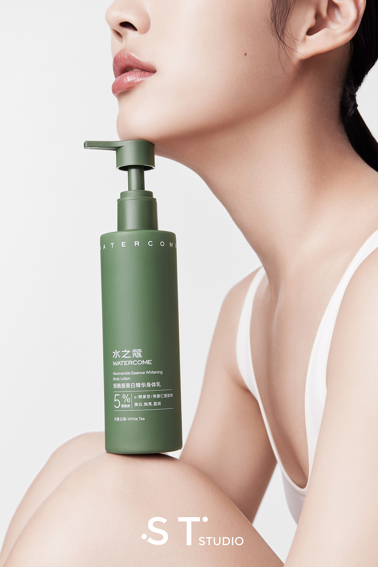 简约护肤平面拍摄