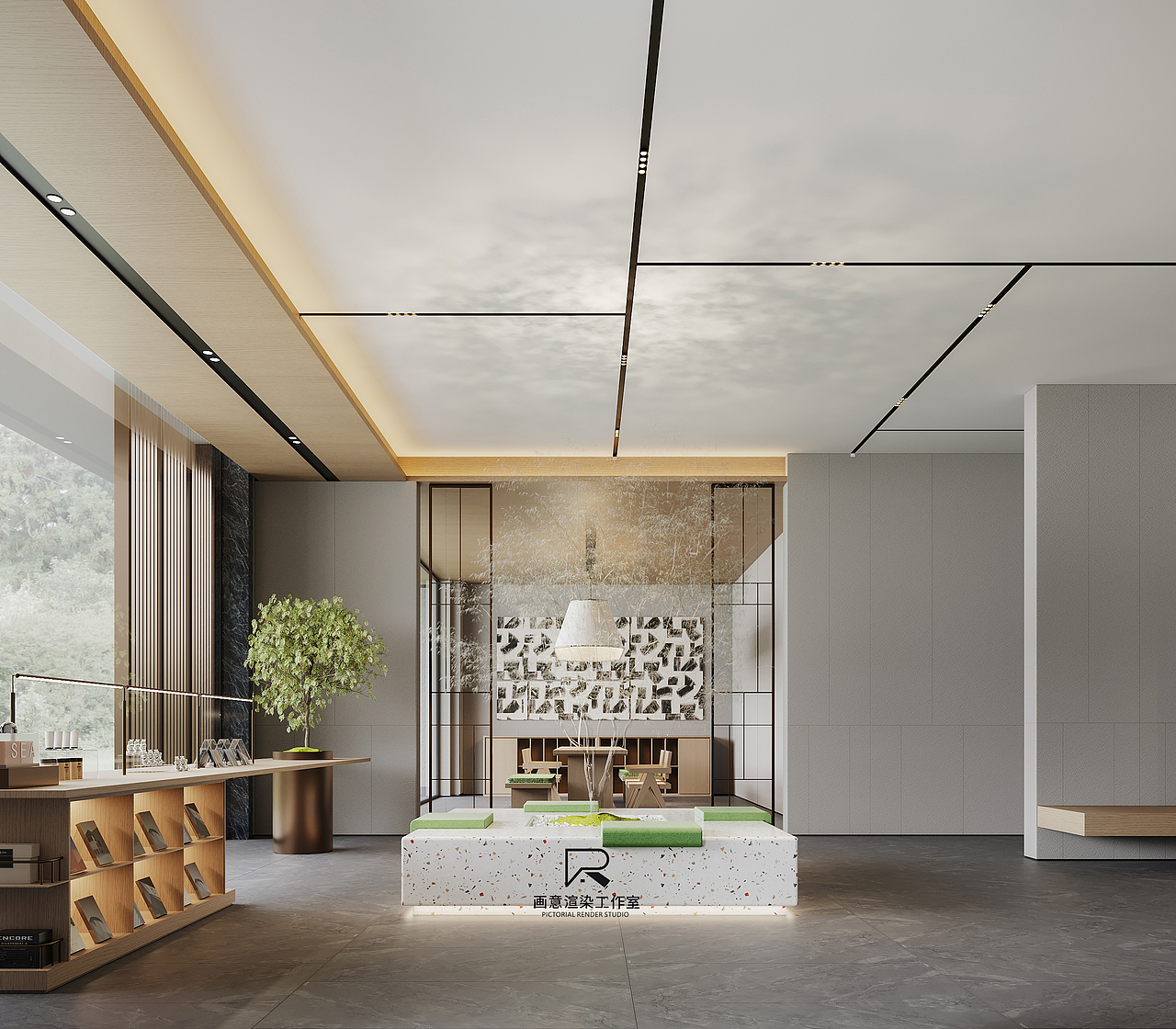 【Pictorial Render Studio】-春莺·杨柳拂面