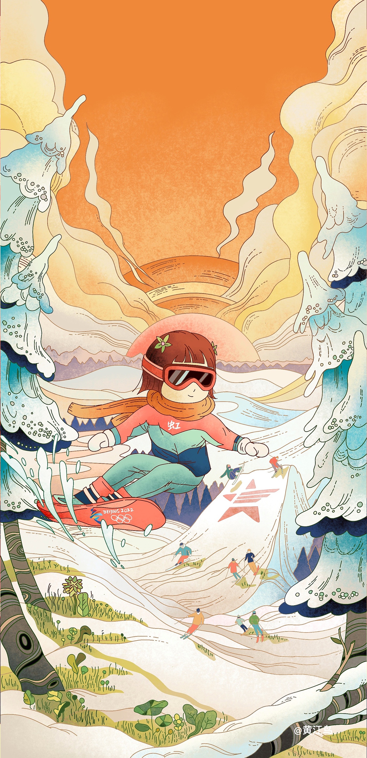 二十四节气及节日插画(一)