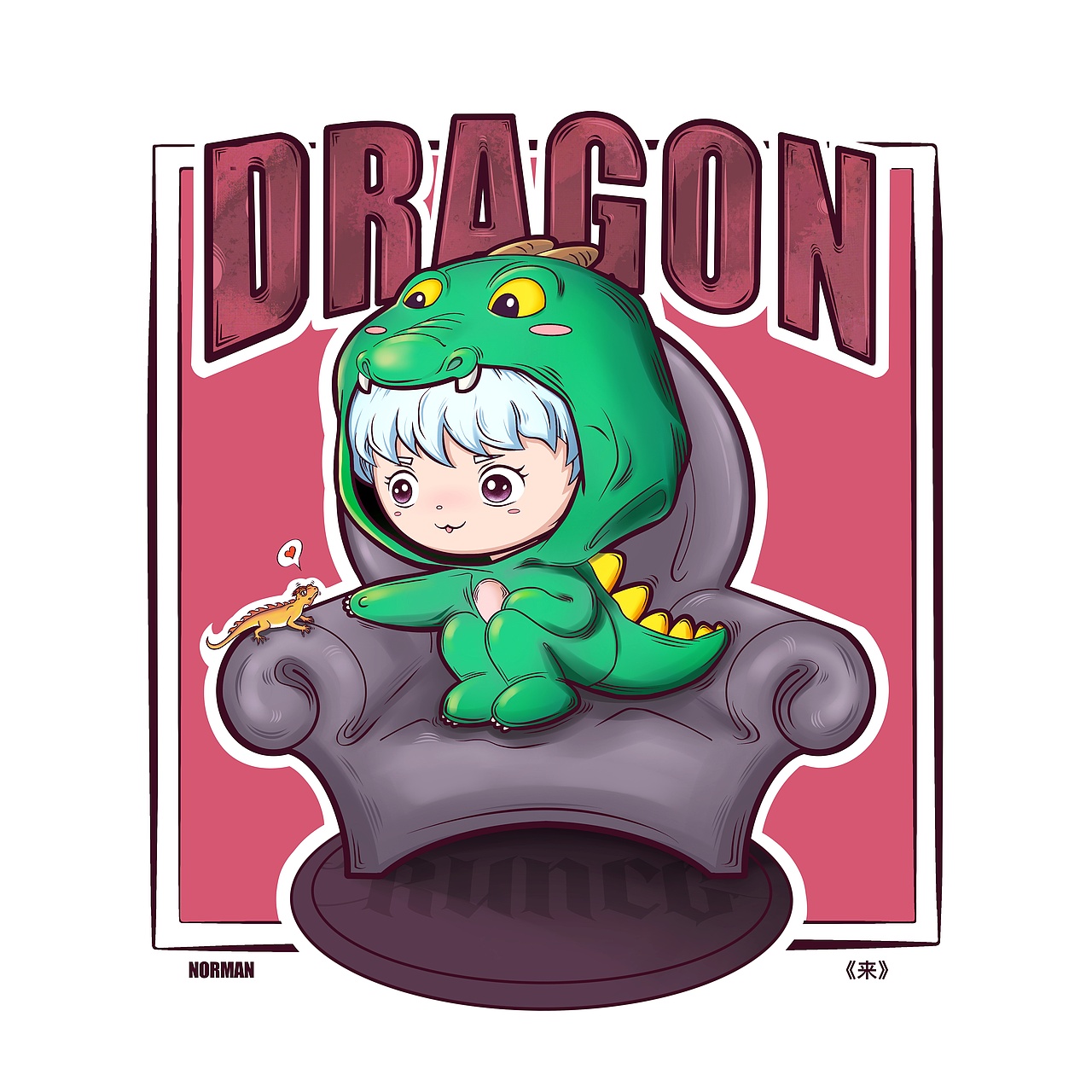 【SuSu · RUNCG】原创潮玩手办IP设计丨十二生肖系列之《来》