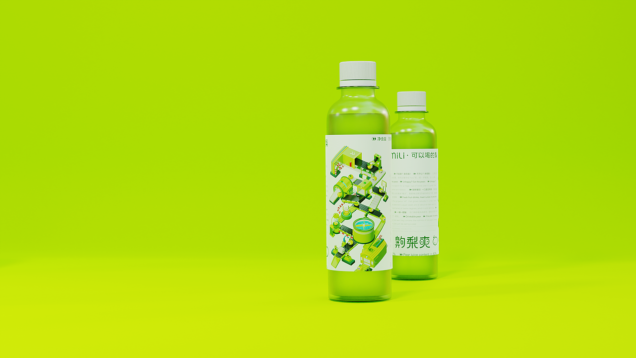 蜜鸬觅梨-齁梨爽果饮品牌IP设计