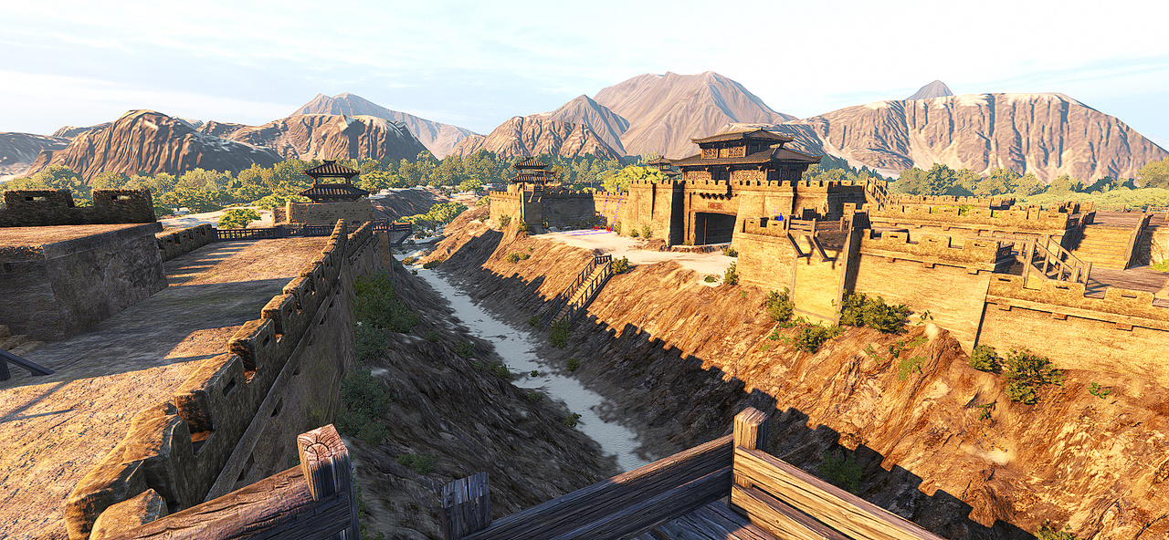 【衣谷三国概念设定】场景地编截图（一）（图ZMzIzOTQ4ODg0） - 概念设定 - 站酷设计师疾风Shawk原创素材 - 站酷ZCOOL