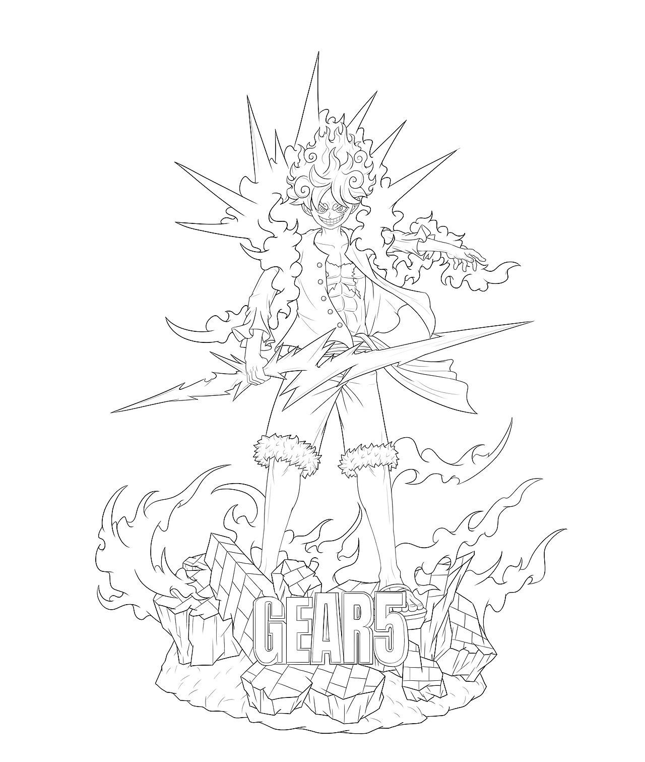 海贼王手办设计-尼卡路飞（图ZMjk5MTg0NjMy） - 手办/模玩 - 站酷设计师深山老羊D原创素材 - 站酷ZCOOL