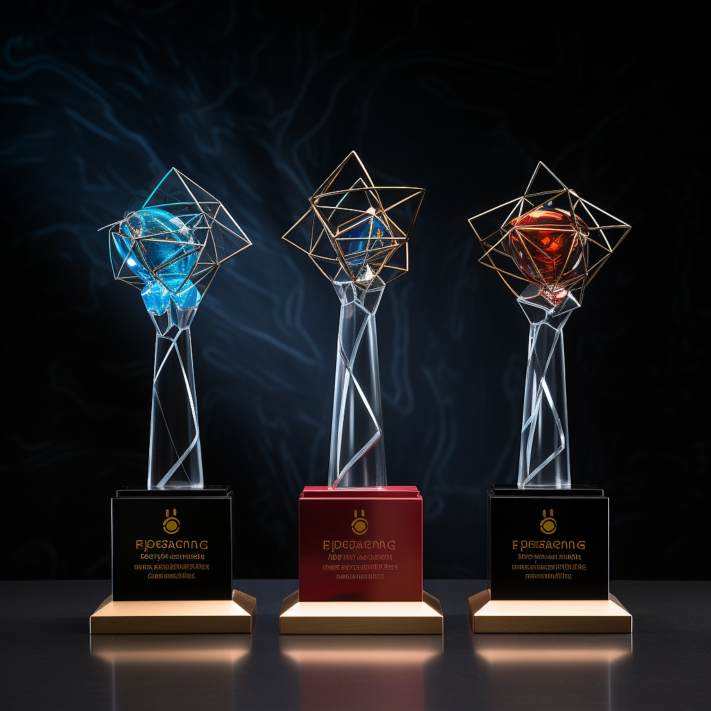 MJ-AI制作-互联网大会奖杯设计