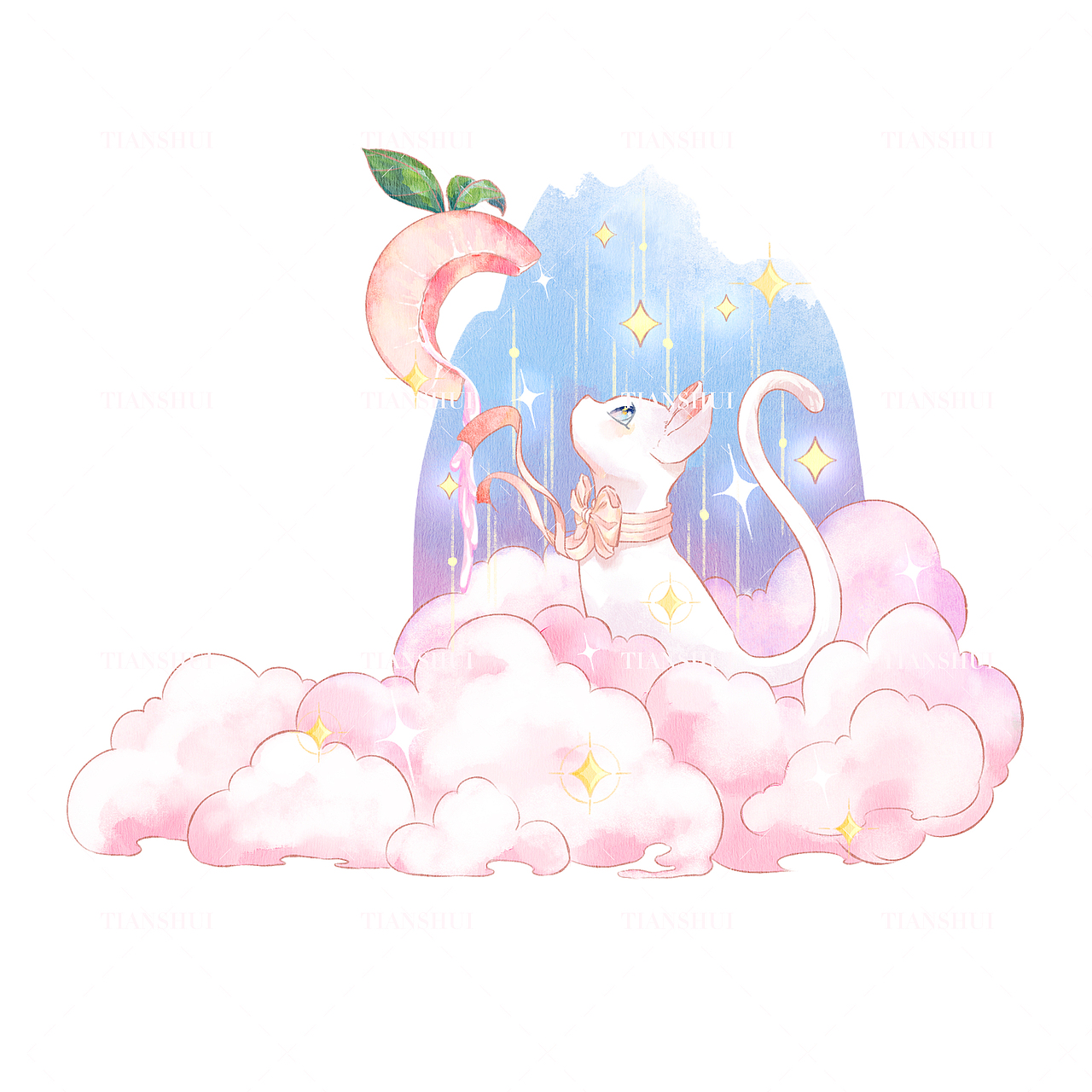 桃子猫（图ZMzAxNjA2MzI4） - 商业插画 - 站酷设计师八度甜水原创素材 - 站酷ZCOOL