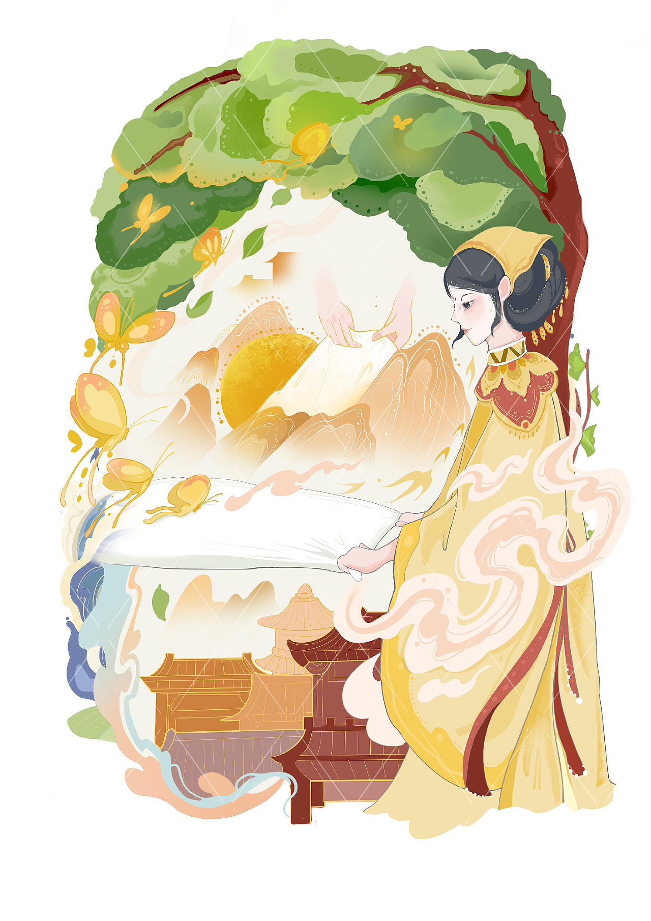 ---系列插畫（圖ZMzE2NjU4MTMy） - 包裝 - 站酷設(shè)計(jì)師周富貴兒原創(chuàng)素材 - 站酷ZCOOL