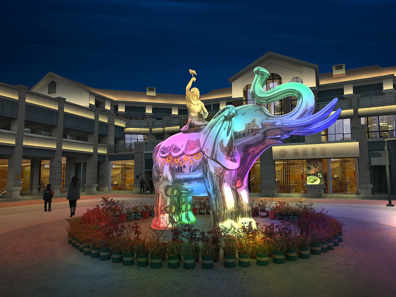 夜景|商业综合体（图ZMzIwMDAzMjcy） - 其他平面 - 站酷设计师光子照明设计原创素材 - 站酷ZCOOL