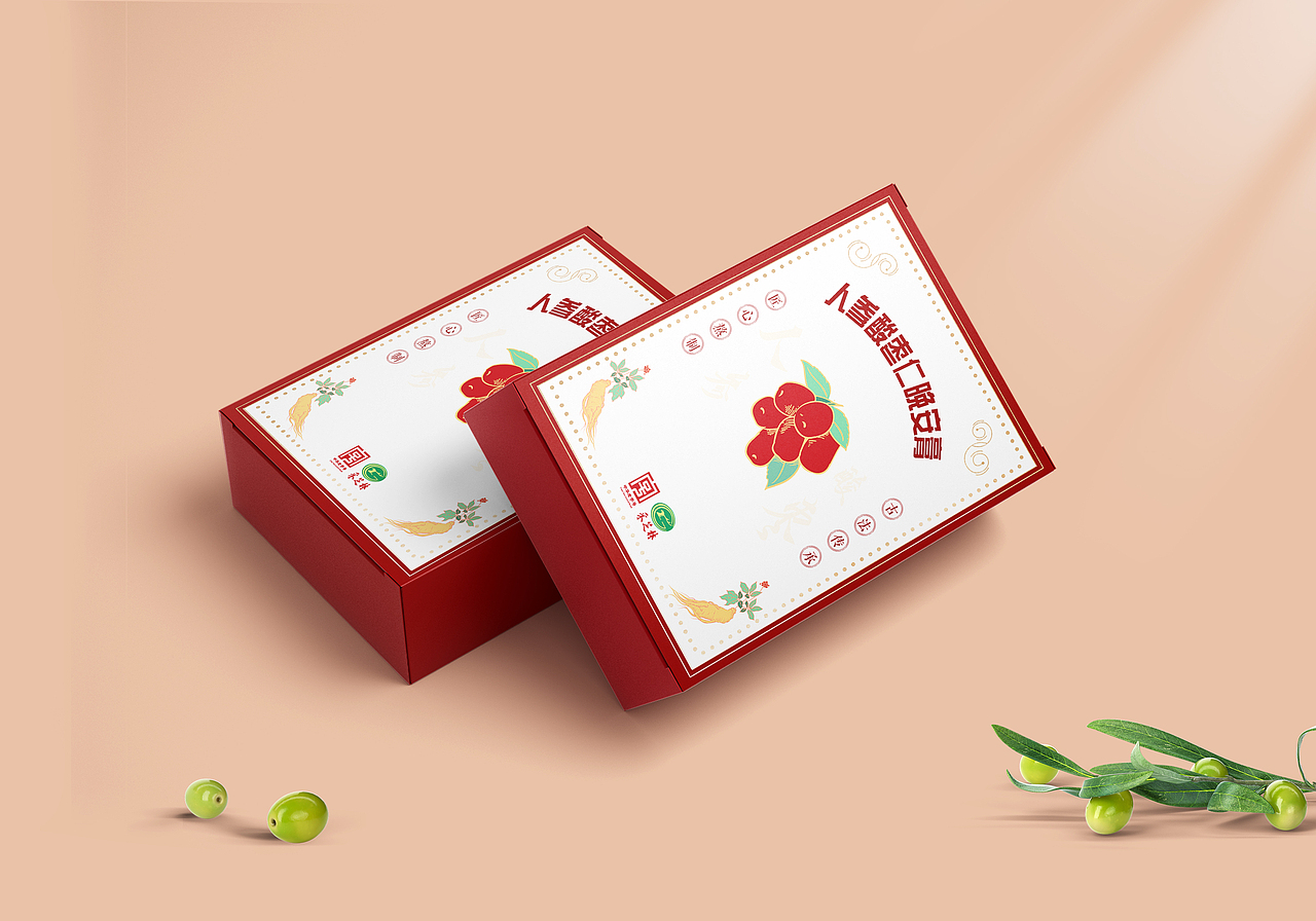 采芝林|人参酸枣仁膏包装设计方案（图ZMzIxODE4NjE2） - 包装 - 站酷设计师Helana原创素材 - 站酷ZCOOL
