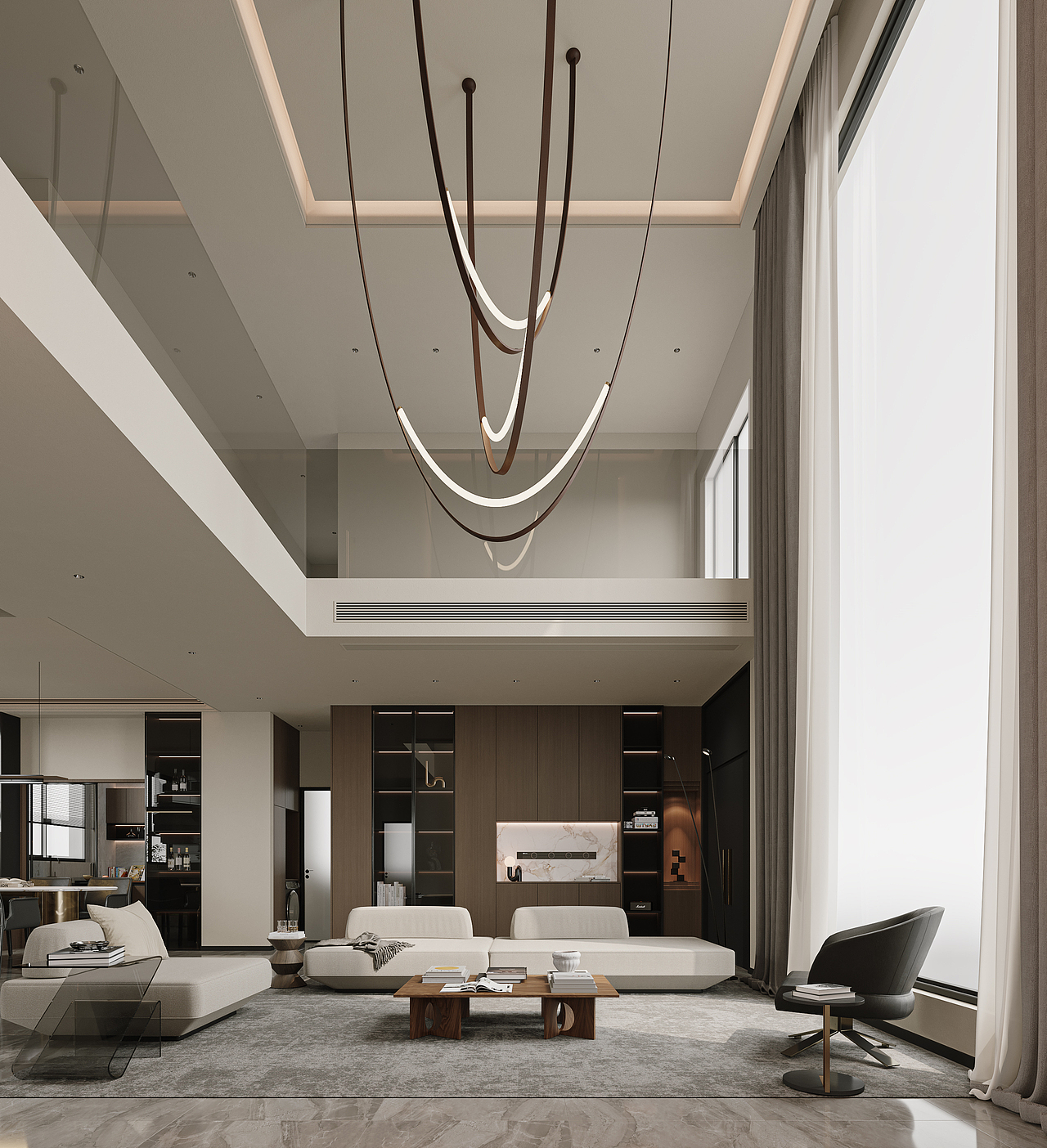 绘感视觉设计——意式极简复式设计案例（图ZMzUxNzQ2MzMy） - 家装设计 - 站酷设计师时间像庸医原创素材 - 站酷ZCOOL