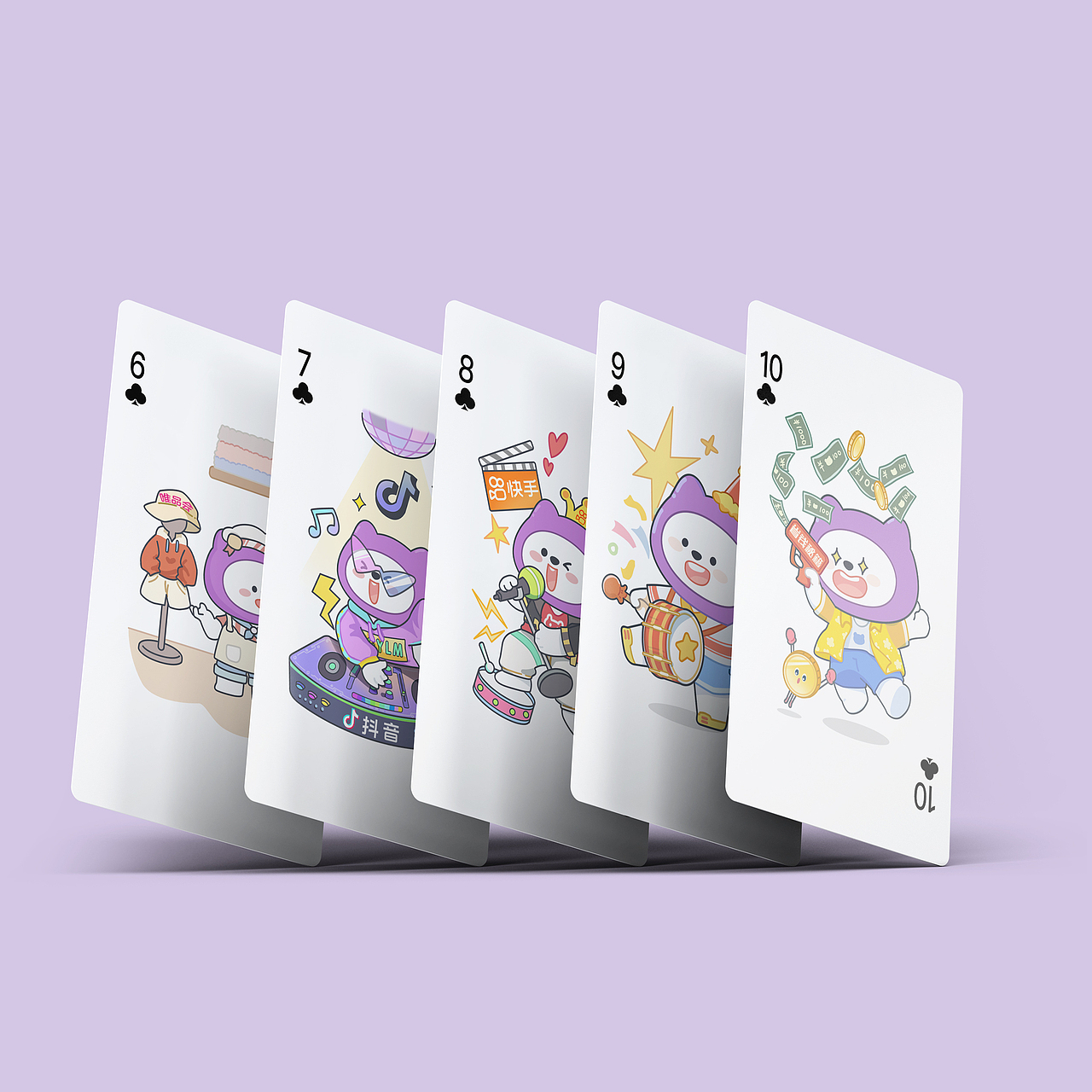 扑克牌设计（图ZMzIyODYxMTMy） - 商业插画 - 站酷设计师苜芯插画原创素材 - 站酷ZCOOL