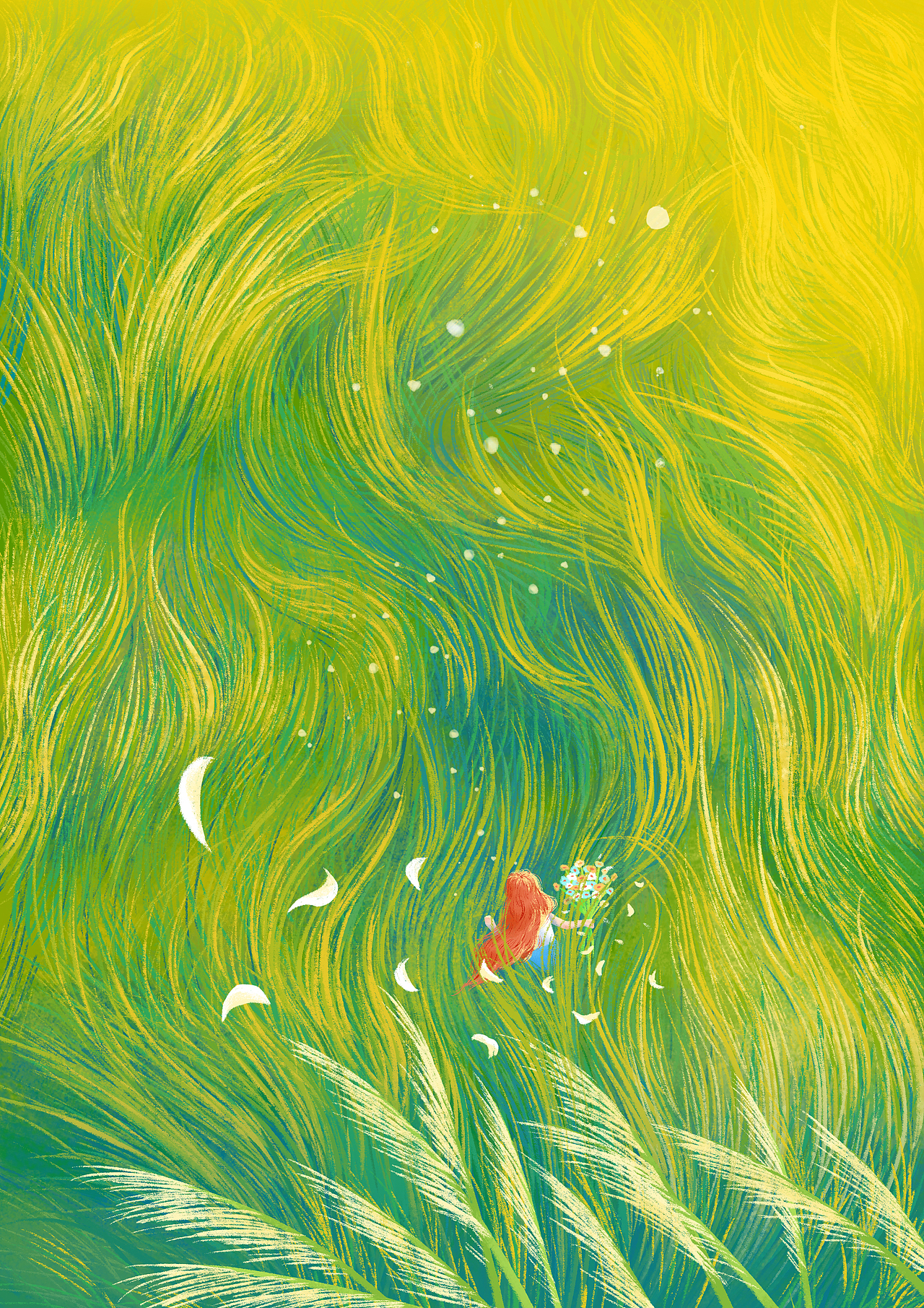 起风了（图ZMzUwMTU1NTMy） - 商业插画 - 站酷设计师樺虞原创素材 - 站酷ZCOOL