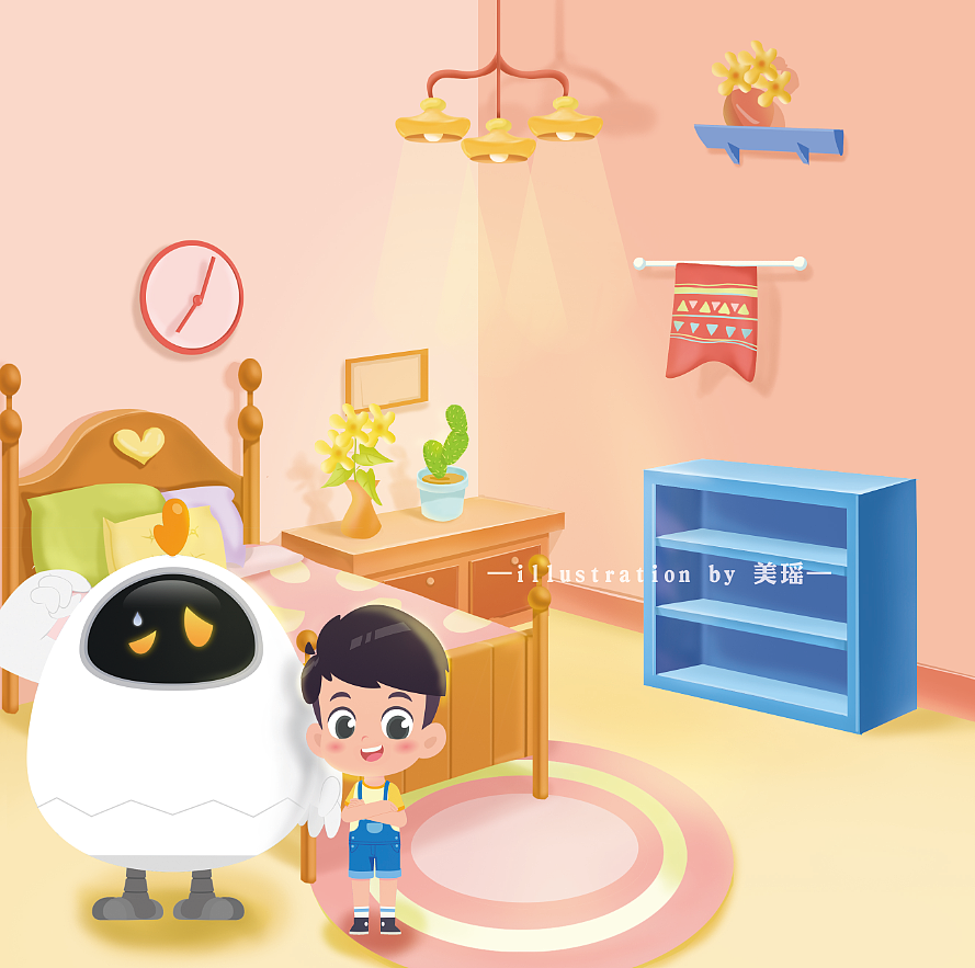 儿童教育类插画 x 清北网校合作（图ZMzA1NzEyNzEy） - 儿童插画 - 站酷设计师美瑶插画原创素材 - 站酷ZCOOL