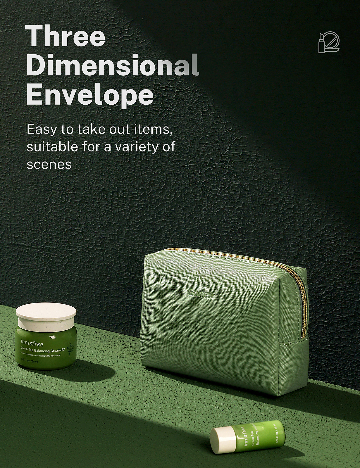 GONEX化妆包创意视觉（图ZMzU2MTI1OTUy） - 时尚/艺术摄影 - 站酷设计师东白文化原创素材 - 站酷ZCOOL