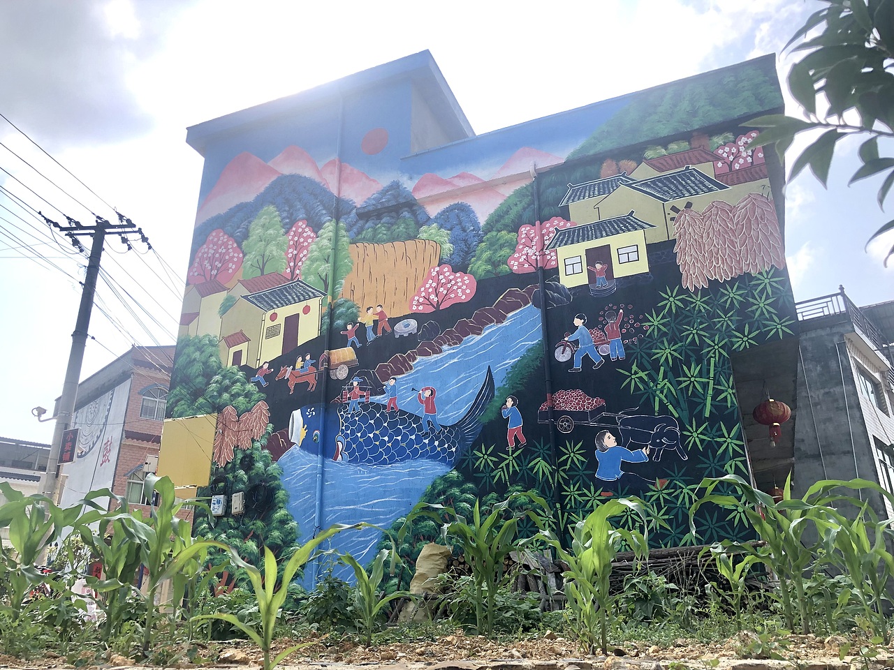 走进美丽乡村-体验水上烧烤