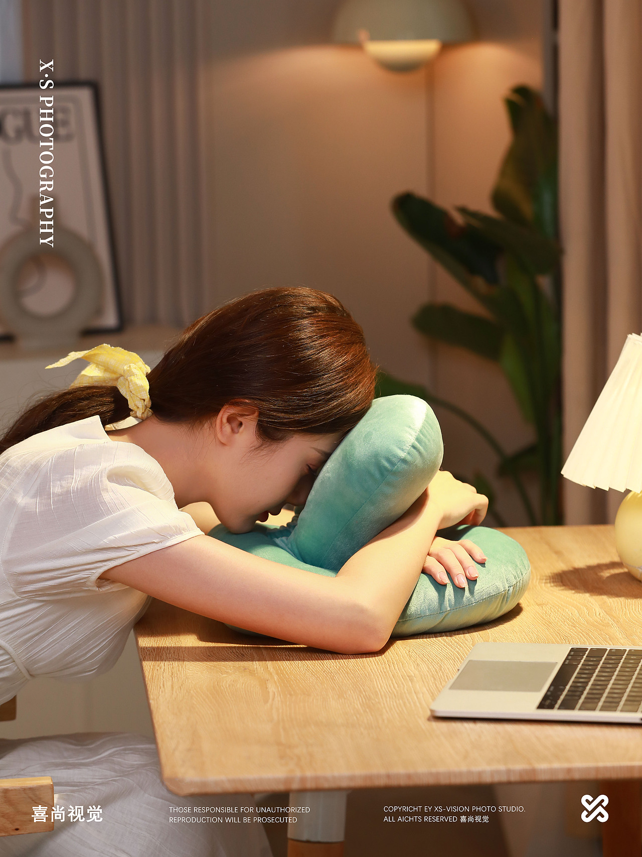 趴睡枕「 家纺产品 家居生活风格拍摄分享✖ 喜尚摄影