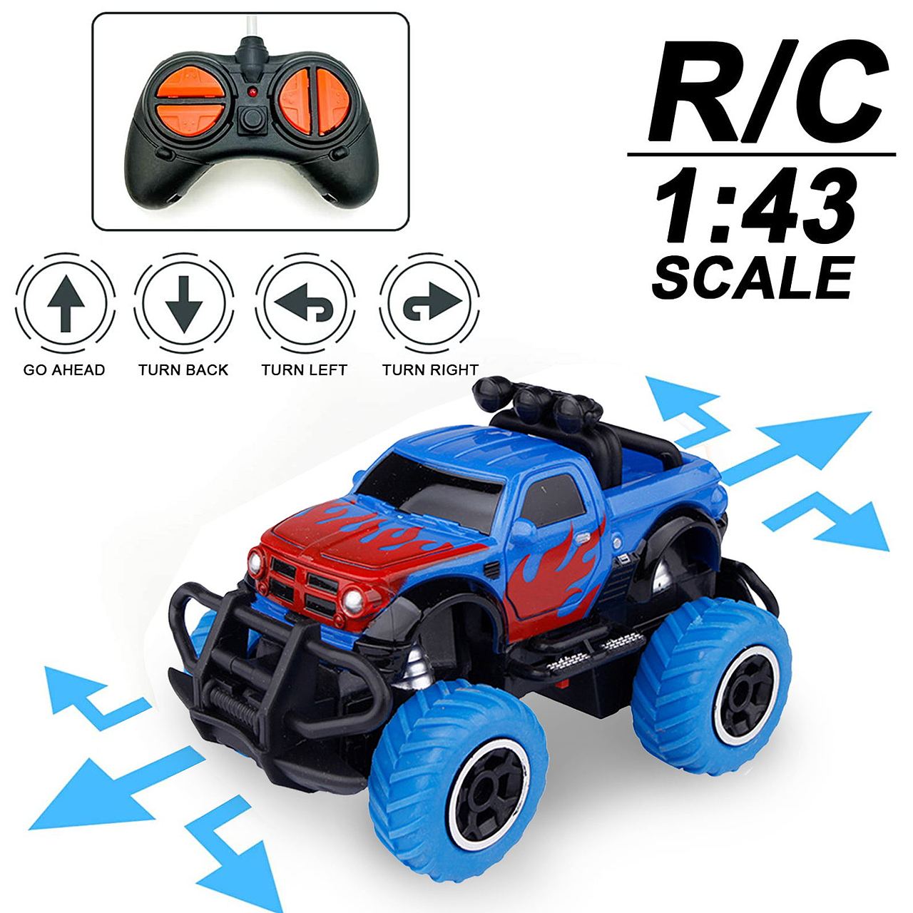 亚马逊主图 儿童玩具 遥控卡车