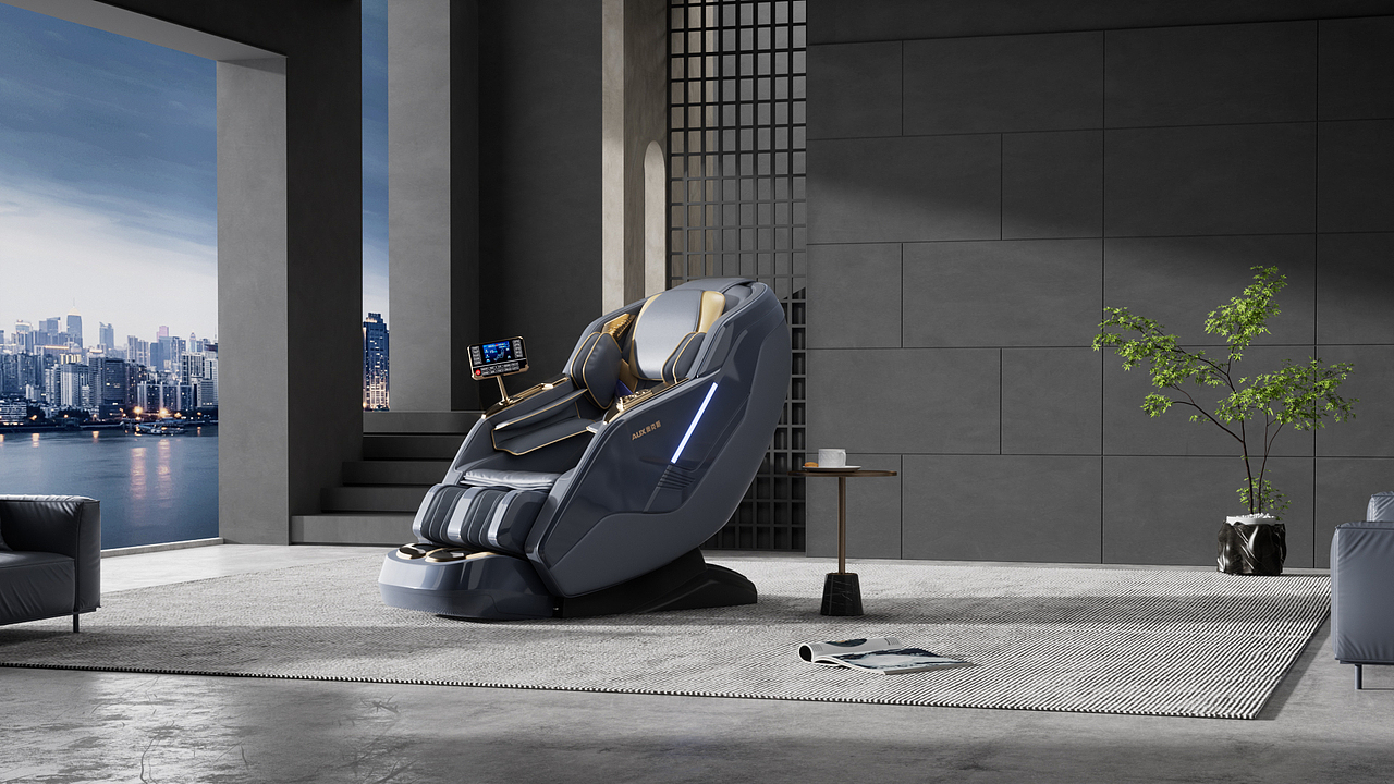 AUX-930按摩椅三維動(dòng)畫（圖ZMzYxMjM2MjI4） - 動(dòng)畫/影視 - 站酷設(shè)計(jì)師山山而川丨原創(chuàng)素材 - 站酷ZCOOL